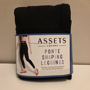 Assets by Spanx Black Ponte Shaping Leggings